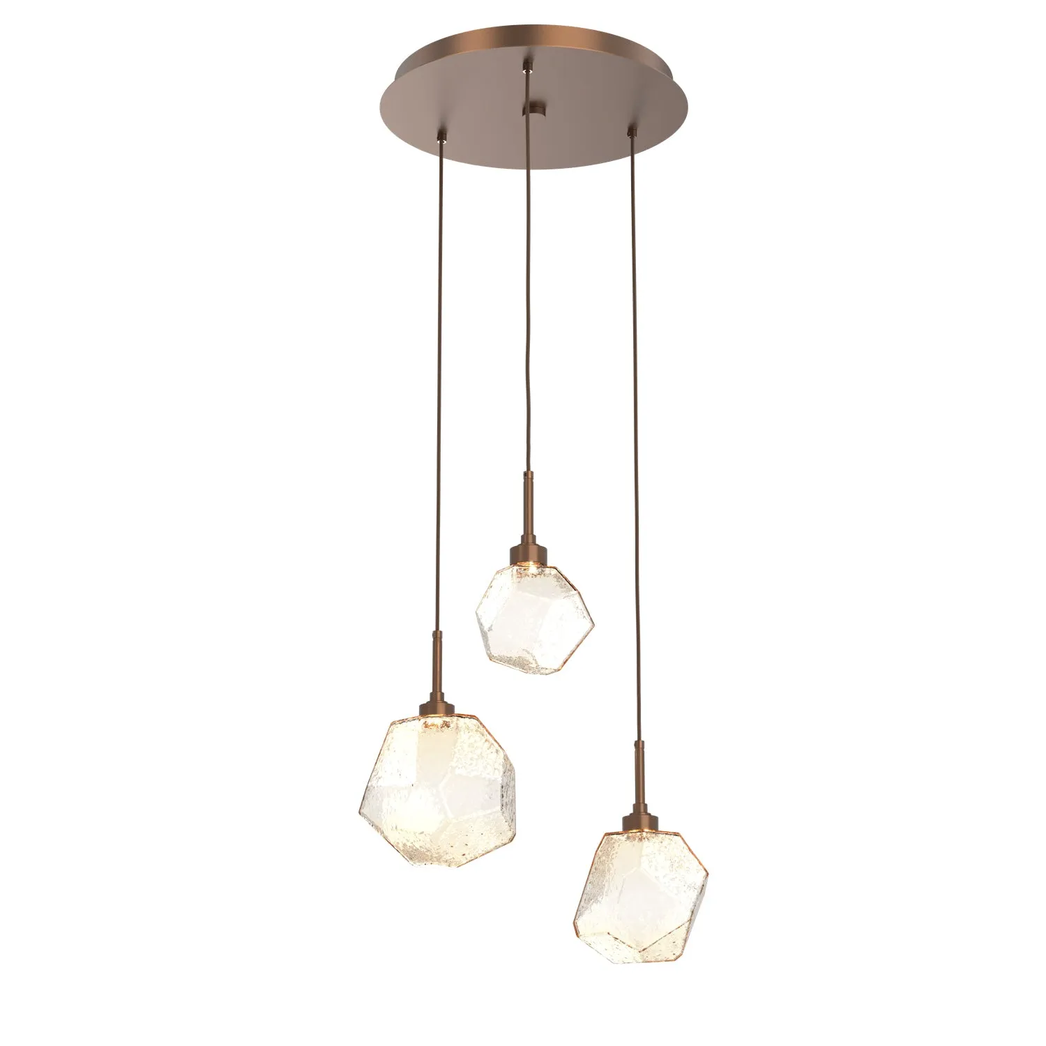 Gem Round Multi-Light Pendant Light
