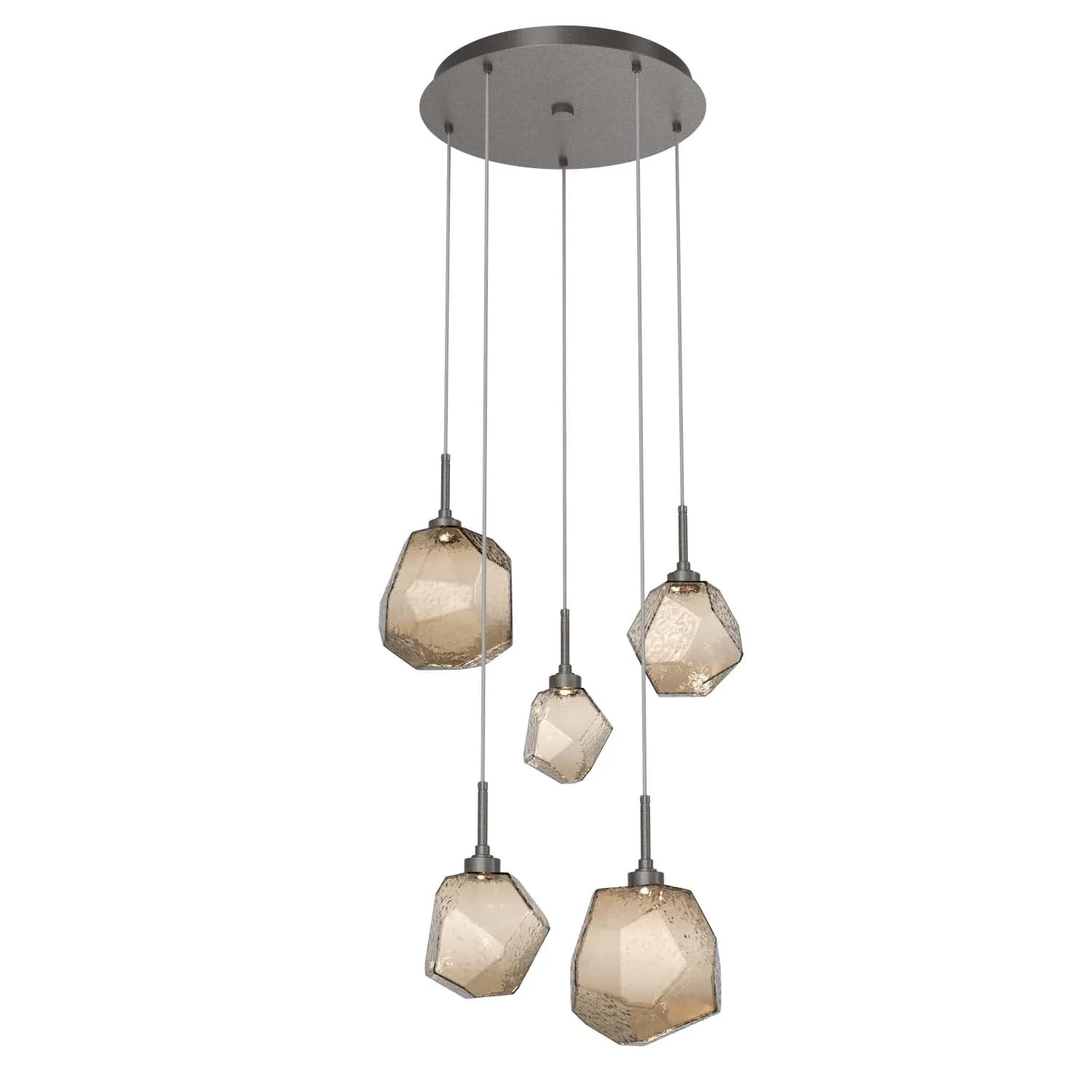 Gem Round Multi-Light Pendant Light