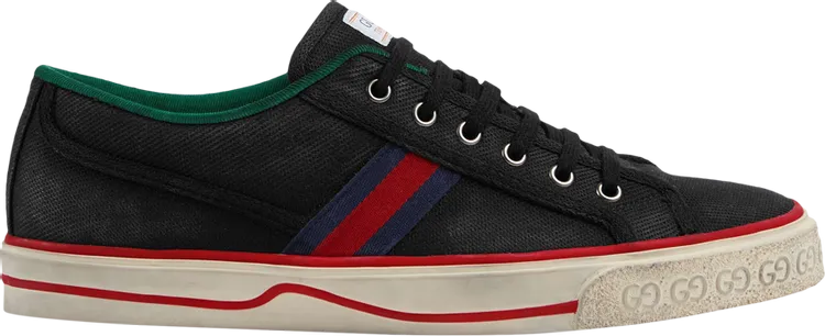 Gucci Tennis 1977 Black Cotton sneakers, black