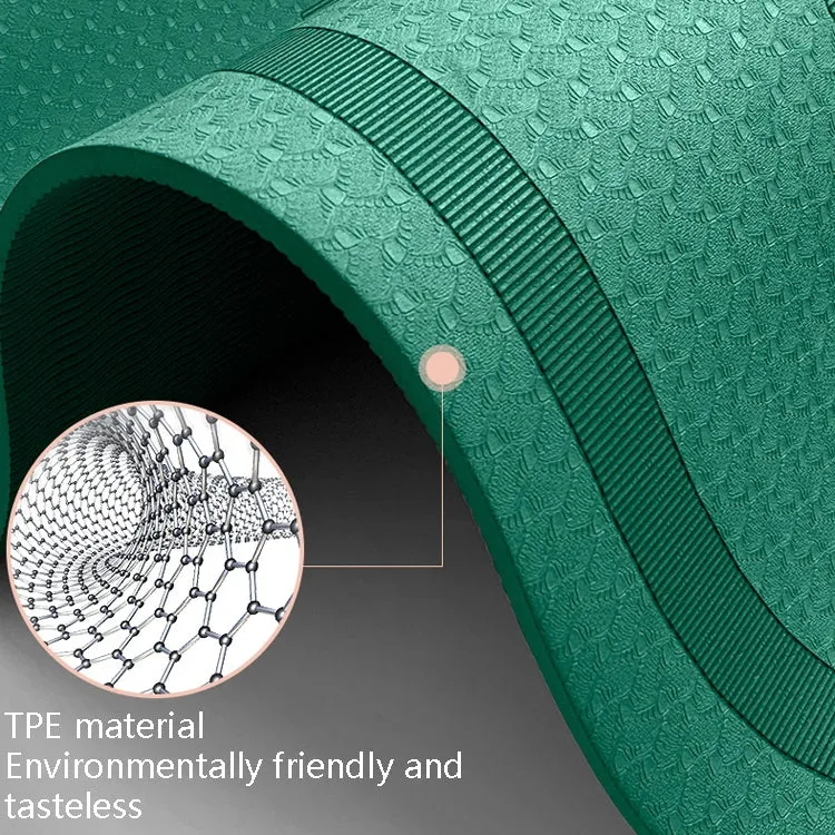 Indoor Skipping Mat Sound Insulation Shock Absorption Thickened Skipping Blanket Non-Slip Yoga Mat, Size: 140 x 60cm(Deep Gray Cushion Jump Rope)