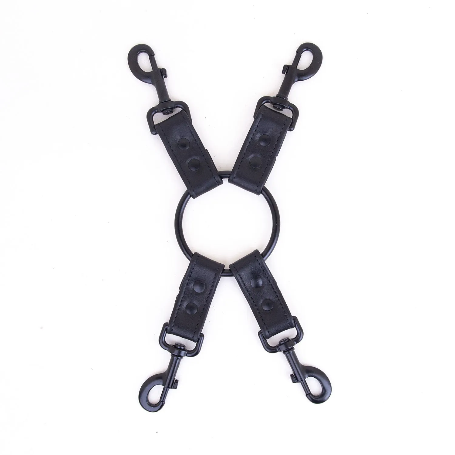 Leather Hog-tie Restraint Strap & Clips