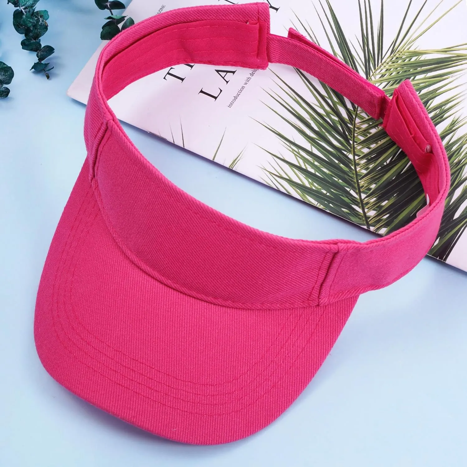 Marrywindix 5 Pieces Sport Wear Athletic Visor Sun Sports Visor Hat Visor Adjustable Cap for Women and Men (One Size)