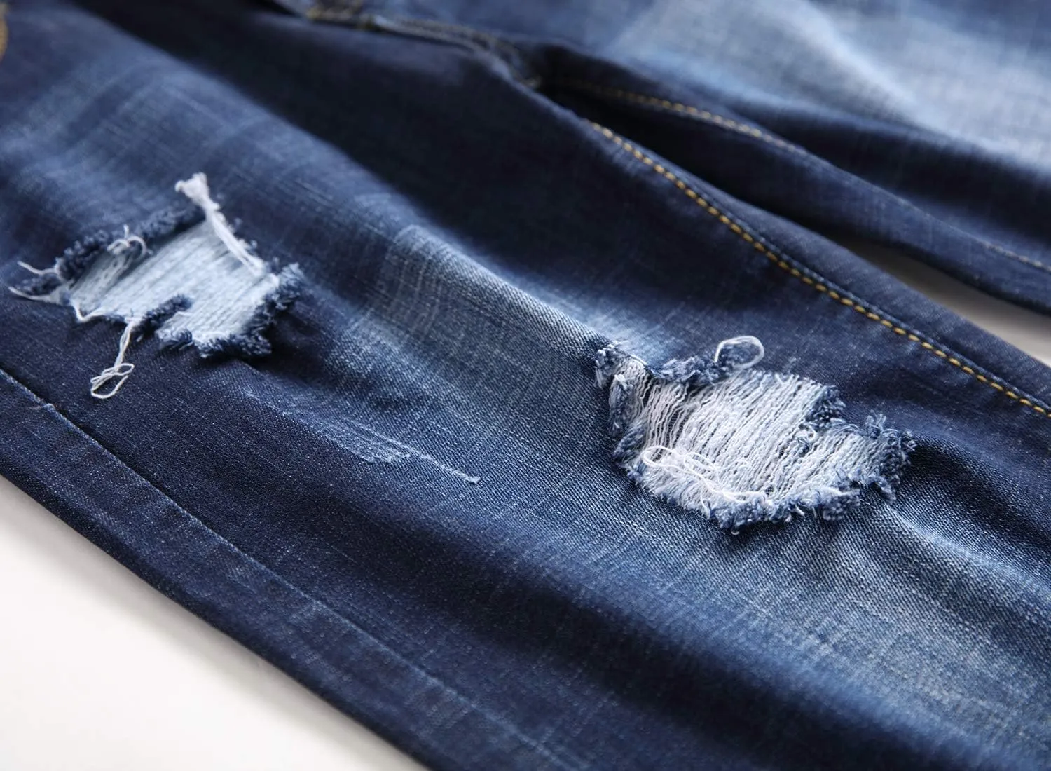 Men's Casual Denim Shorts (No Belt)
