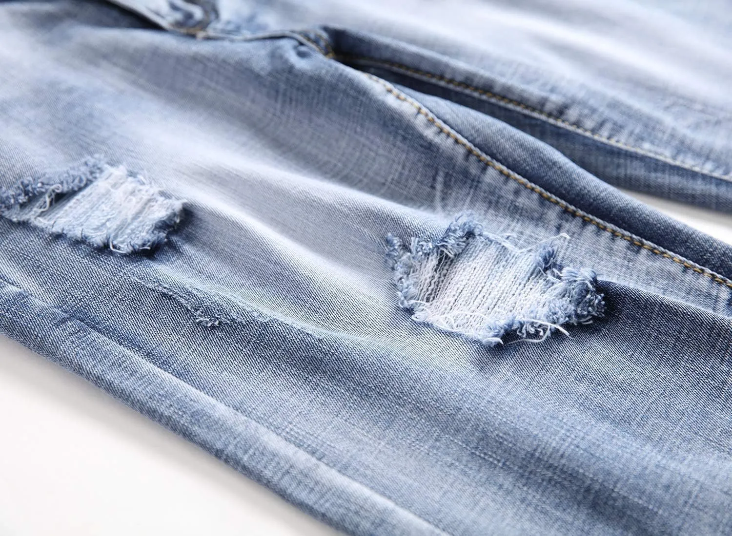 Men's Casual Denim Shorts (No Belt)