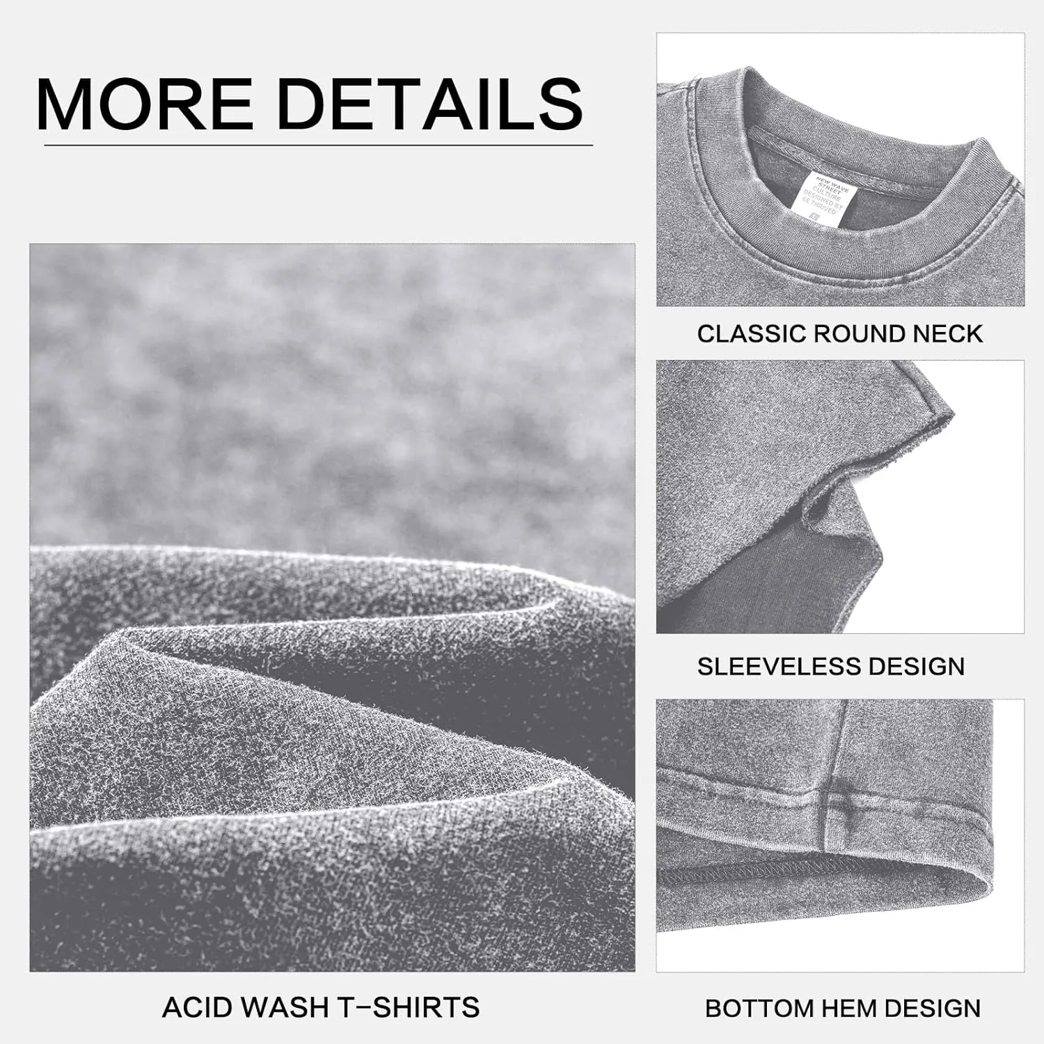 Mens Cotton Sleeveless Tank Tops Cut Off Muscle Gym T Shirts Running Beach Loose Fit Tees
