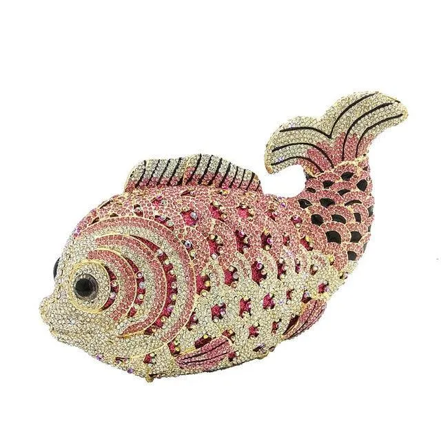 Mini Metal Goldfish Clutch