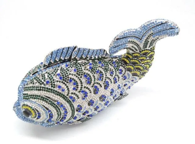 Mini Metal Goldfish Clutch