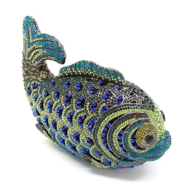 Mini Metal Goldfish Clutch