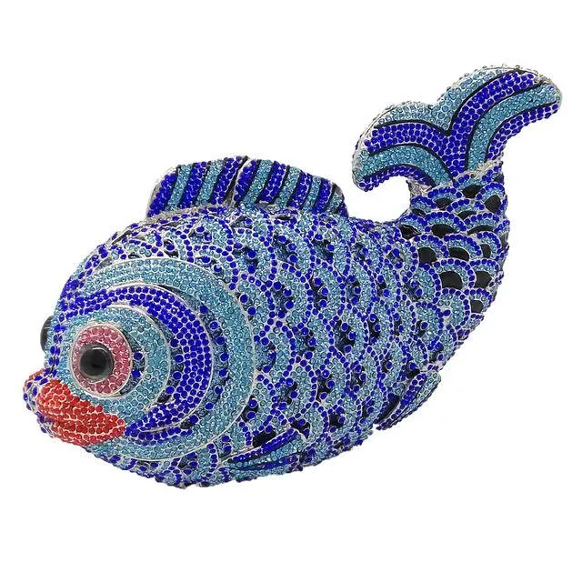 Mini Metal Goldfish Clutch