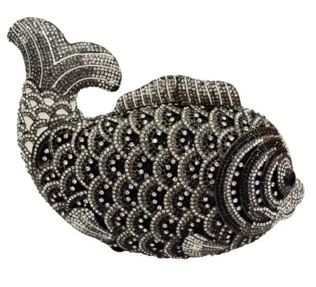 Mini Metal Goldfish Clutch