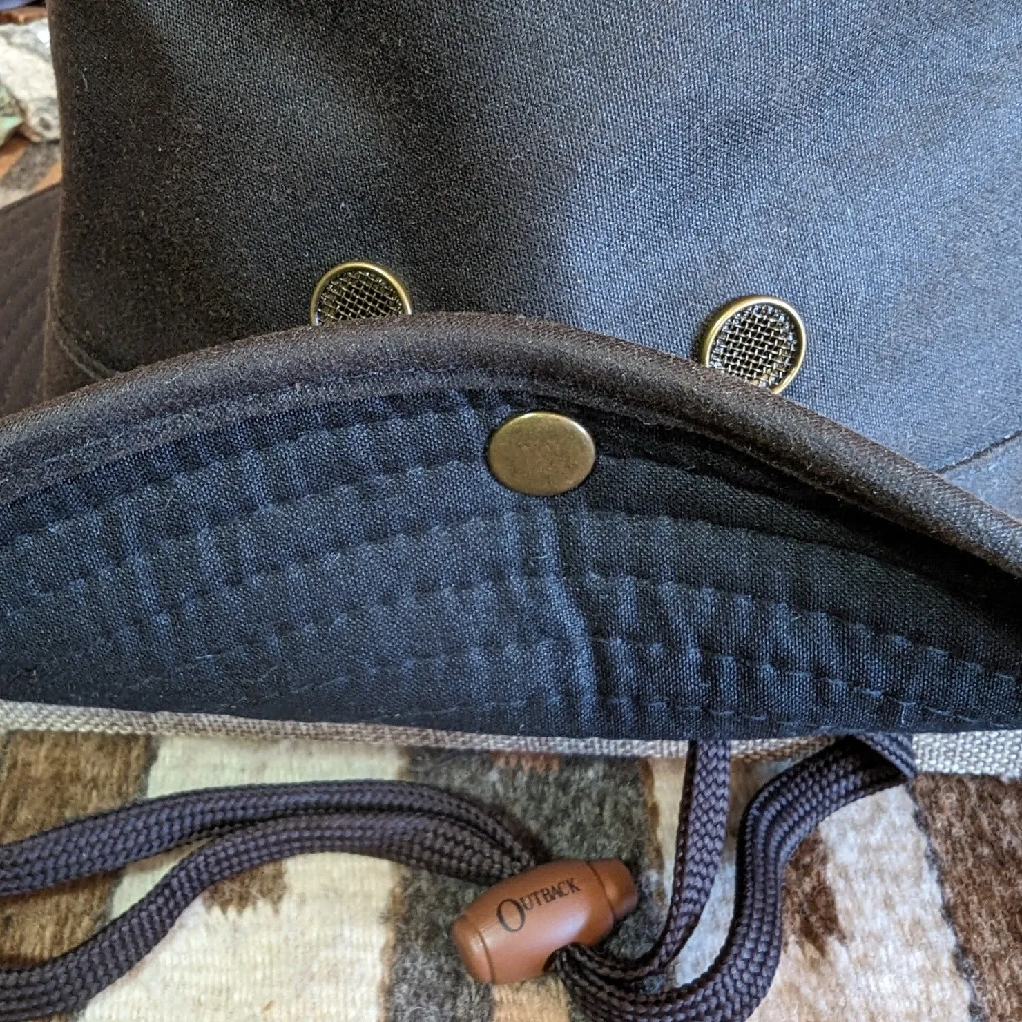 Oilskin-treated Cotton Hat the “River Guide”  by Outback 14726