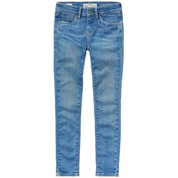 Pepe Jeans Girls Pixlette Skinny Jeans Medium Blue