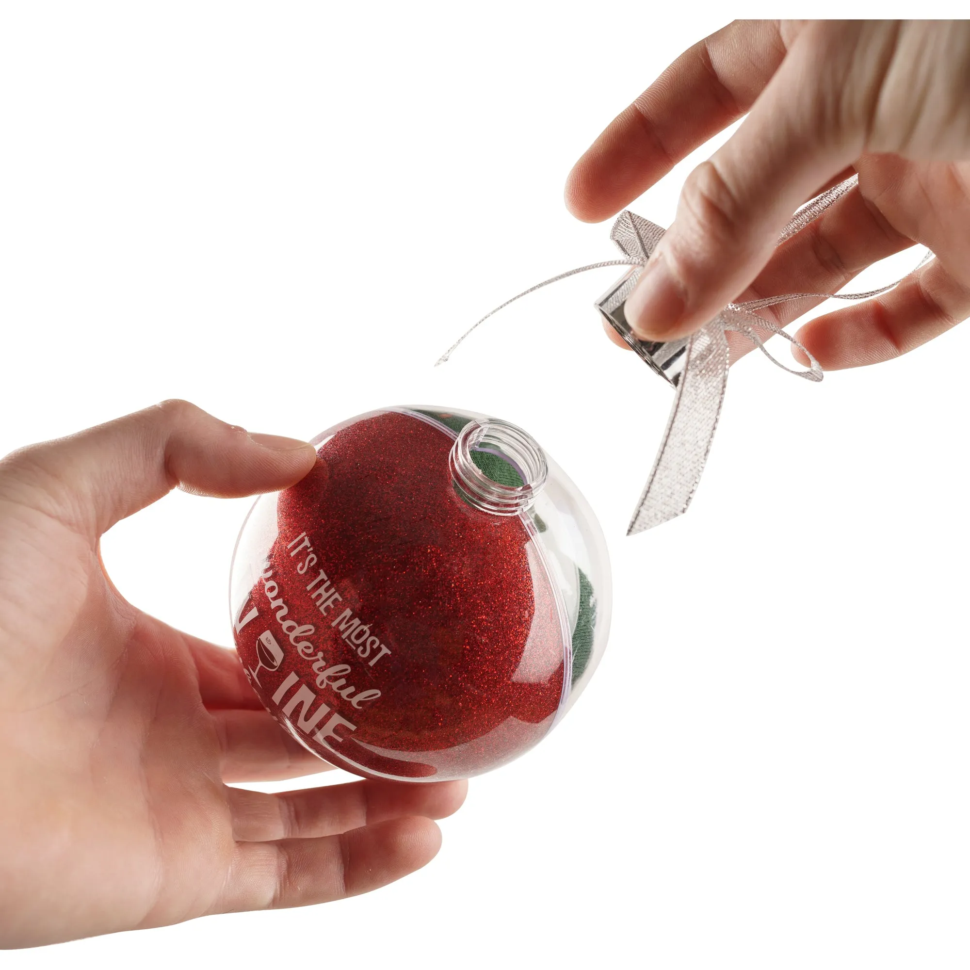 Red, White and Brew 4" Ornament with Unisex Holiday Socks