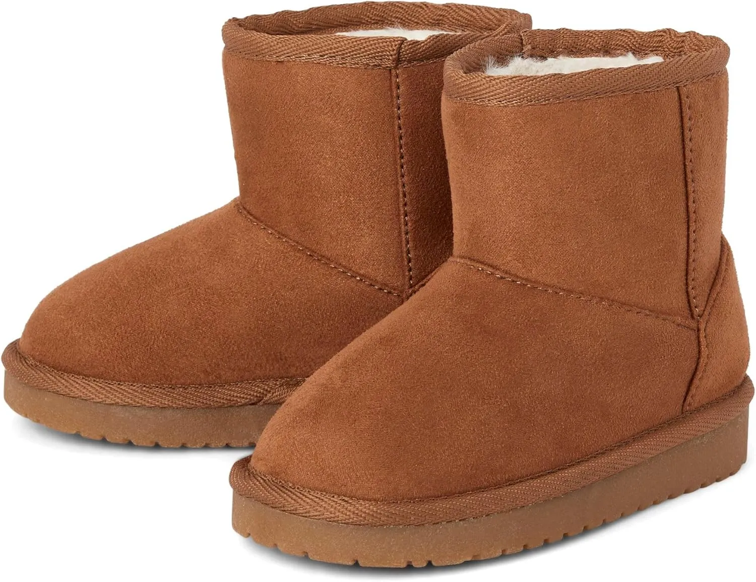 The Children's Place Baby Girls' Classic Ankle Boot, Faux Fur Lined
