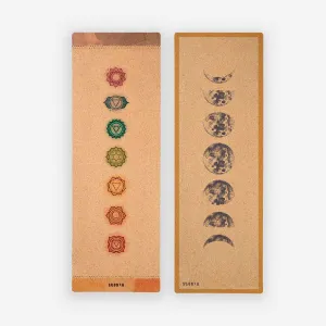 The Spiritual & Aligned Pack: Chakras   Moon Phases Cork Mats