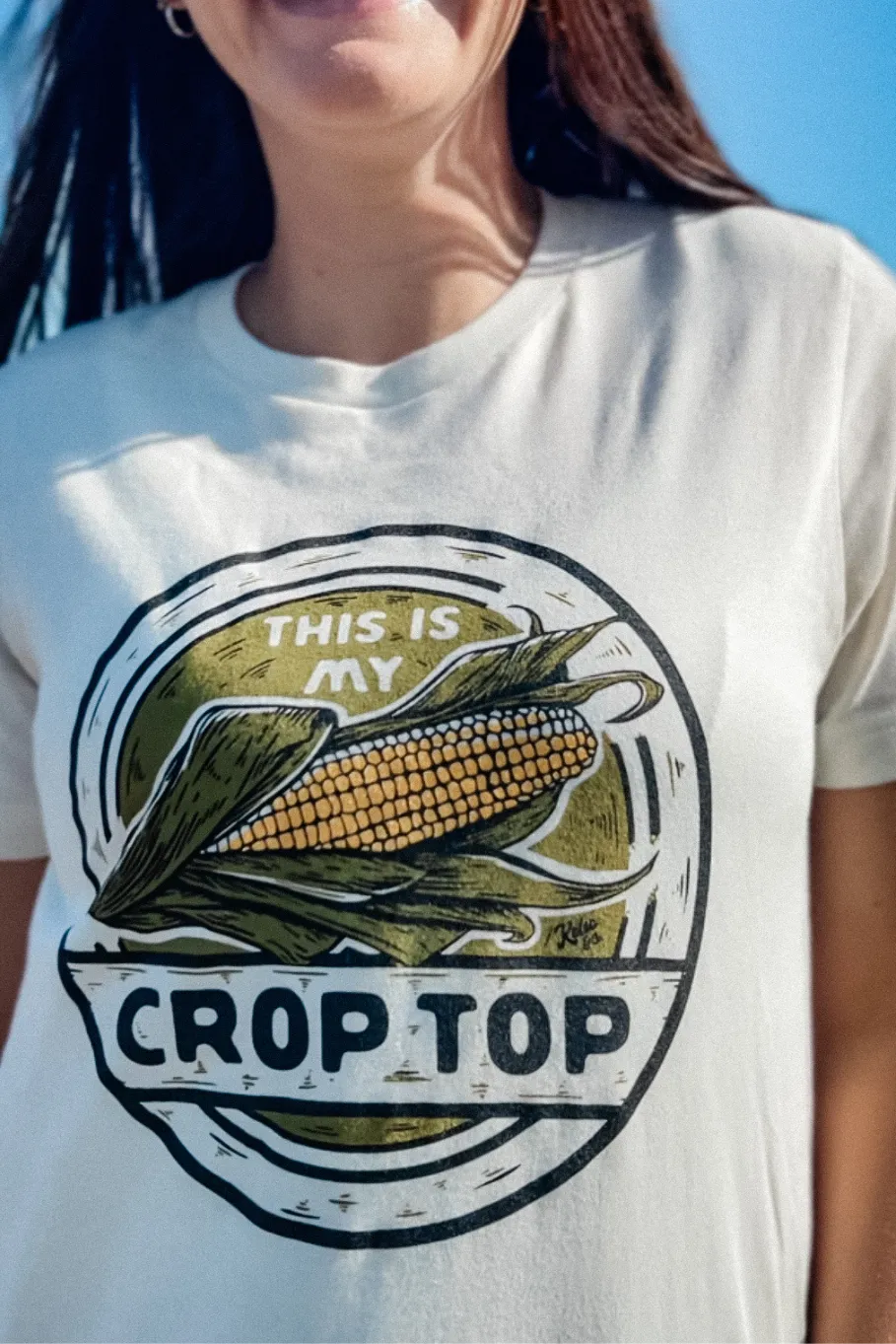 This Is My Crop Top Tee
