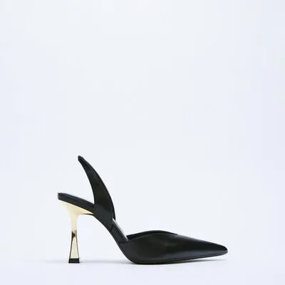 Vegan Leather Point Toe Stiletto Heel Pumps