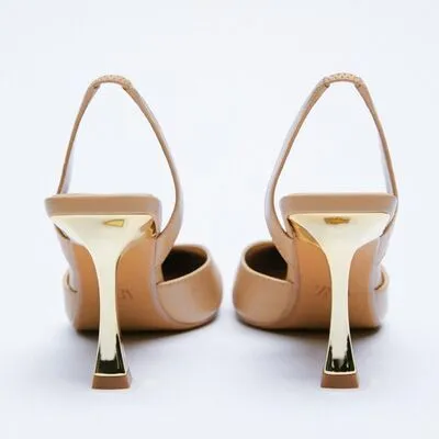 Vegan Leather Point Toe Stiletto Heel Pumps